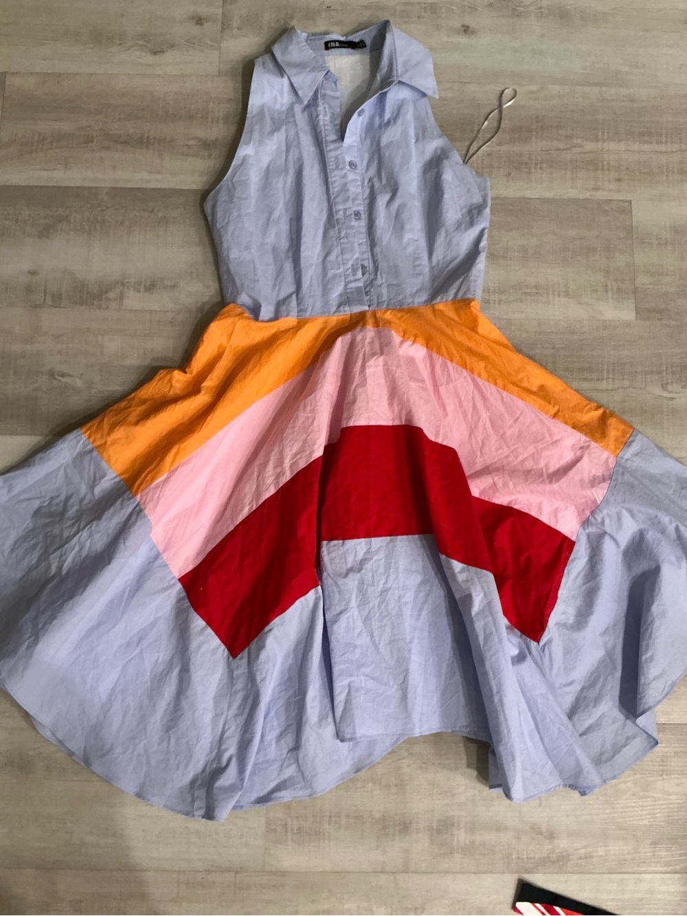 Ina Light Blue Collared Shirt